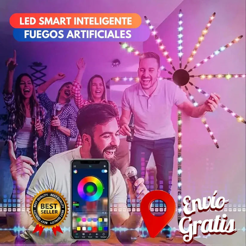 LUCES LED SMART DE FUEGO ARTIFICIAL